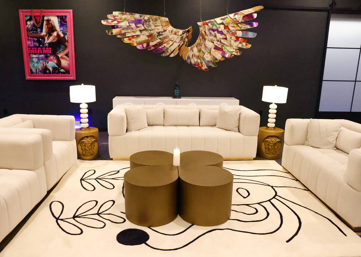 Living room furniture set is displayed at Sanctuary Furniture, on Thursday, May 25, 2023, in La ...