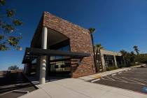 Office buildings recently purchased by Las Vegas Sands Corp. on South Durango Drive on Saturday ...
