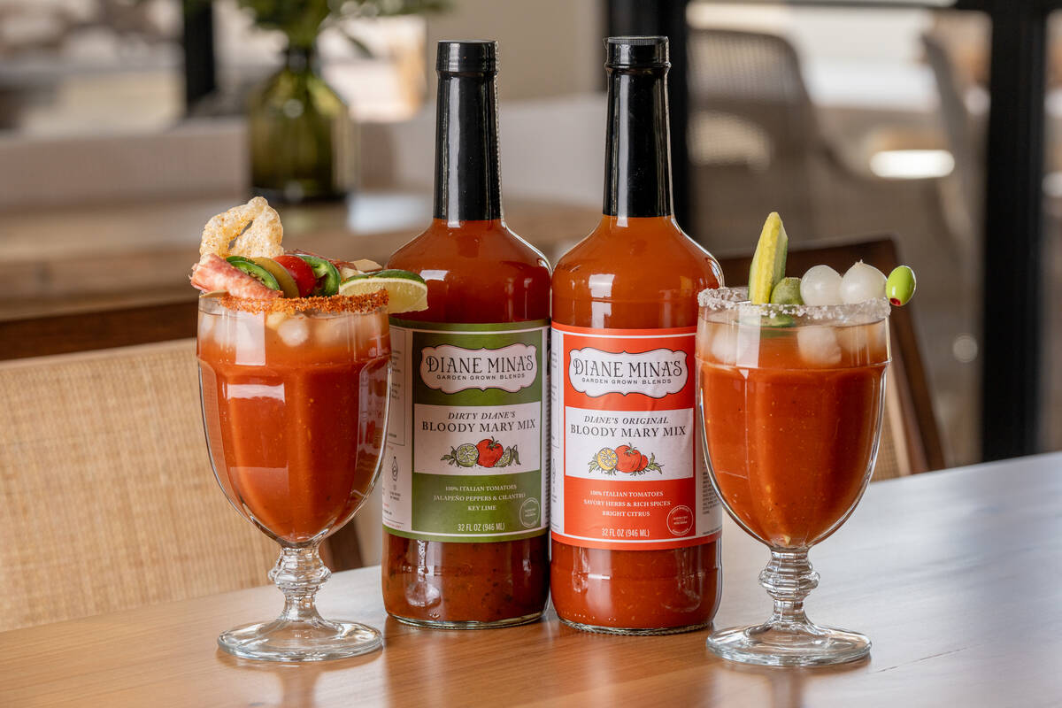 Diane's Bloody Mary Bar serves signature bloodys from a vintage-style hitch trailer at The Sund ...