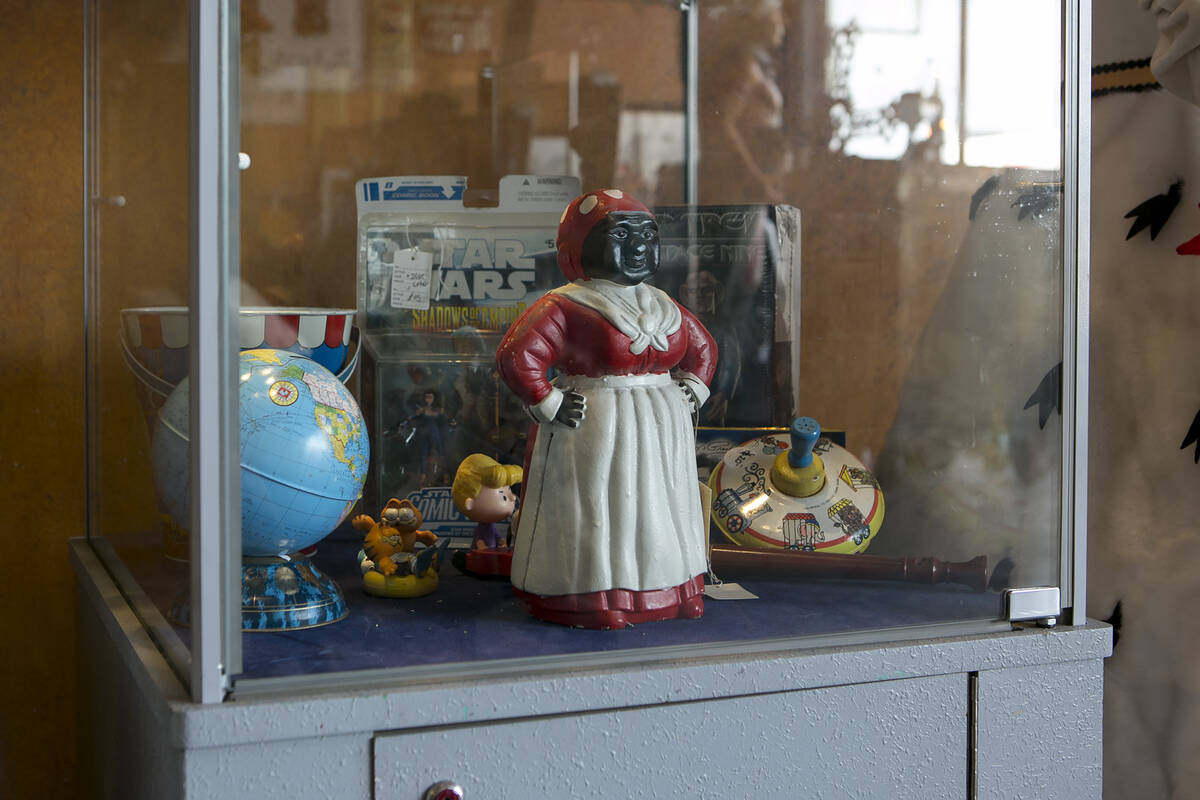 A small Aunt Jemima statue, previously housed by former Lt. Gov. and neurosurgeon Lonnie Hammar ...