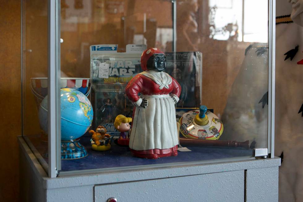 A small Aunt Jemima statue, previously housed by former Lt. Gov. and neurosurgeon Lonnie Hammar ...