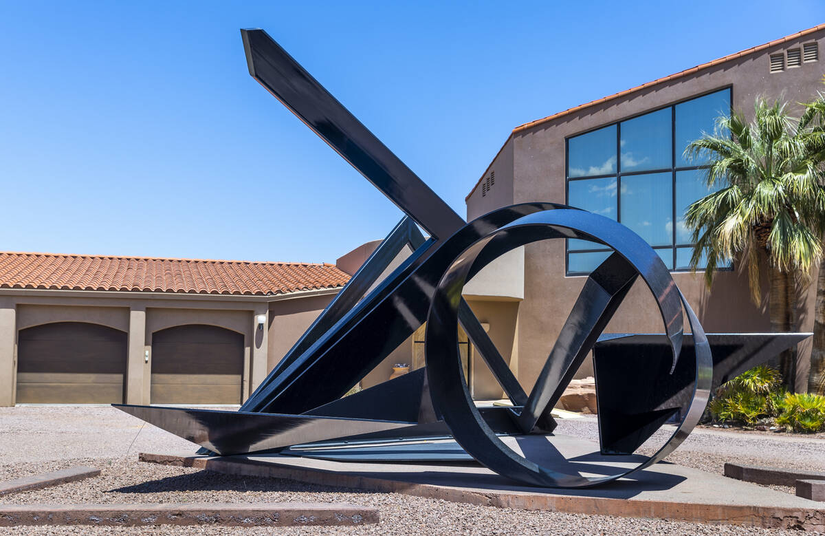 Rita Deanin Abbey's "Northwind" 1988-90, on display at the Rita Deanin Abbey Art Museum as they ...