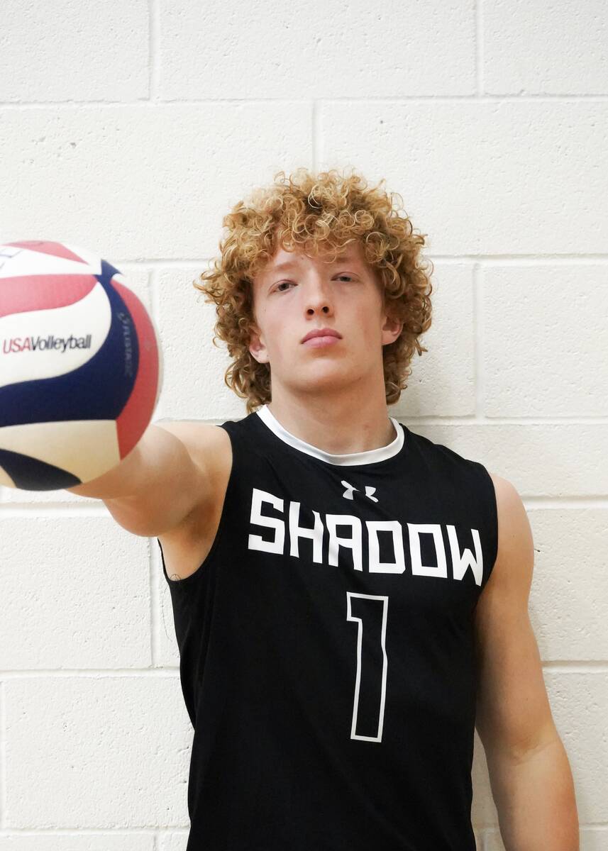 Shadow Ridge's Noah Barrus is a member of the Nevada Preps All-Southern Nevada boys volleyball ...