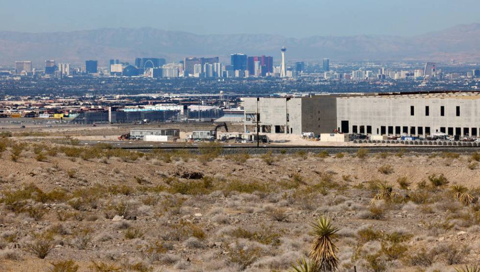 A building of VanTrust Real Estate under construction is seen, Friday, June 9, 2023, in North L ...