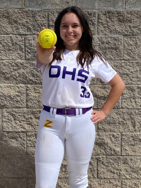 Durango's Callie Stoker is a member of the Nevada Preps All-Southern Nevada softball team.