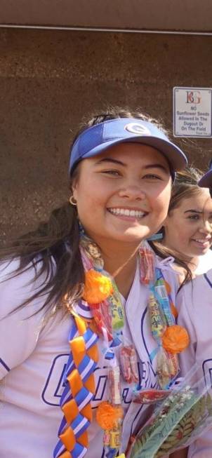 Bishop Gorman's Kyla Acres is a member of the Nevada Preps All-Southern Nevada softball team.