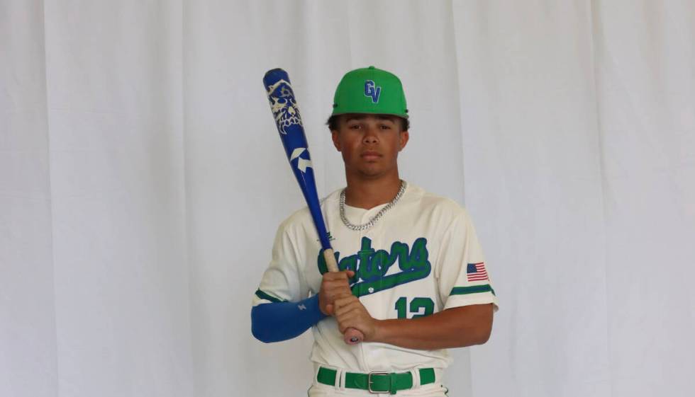 Green Valley's Caden Kirby is a member of the Nevada Preps All-Southern Nevada baseball team.