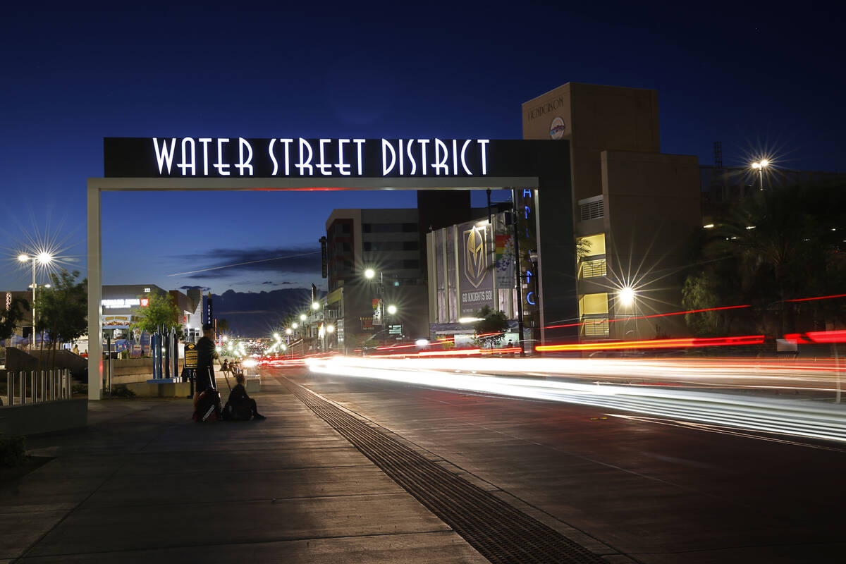 Water Street District is seen, Thursday, June 8, 2023, in Henderson. (Chitose Suzuki/Las Vegas ...