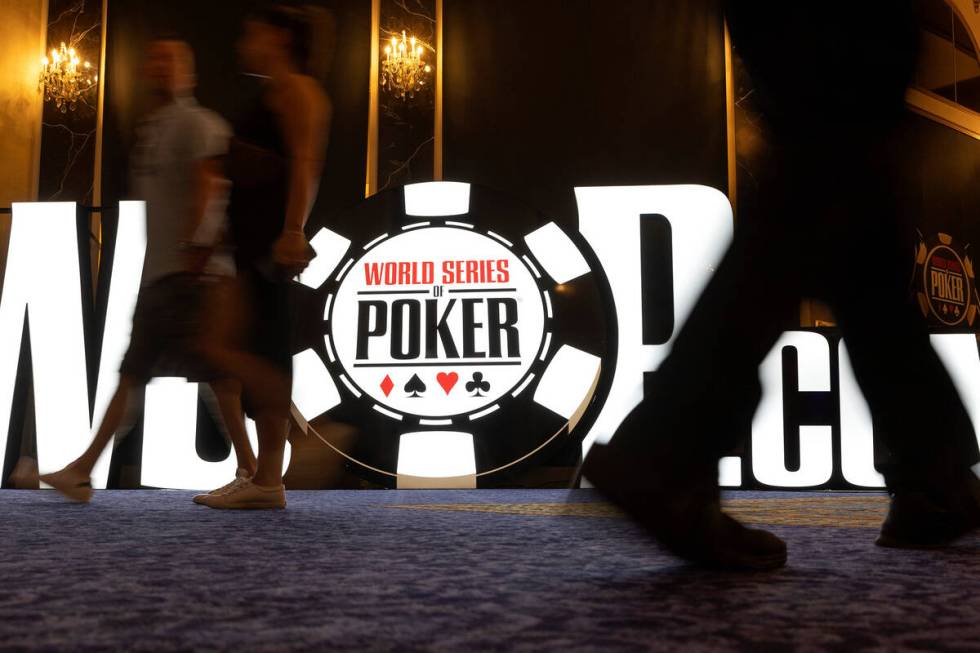 The first day of the World Series of Poker is underway at Horseshoe Las Vegas on Tuesday, May 3 ...