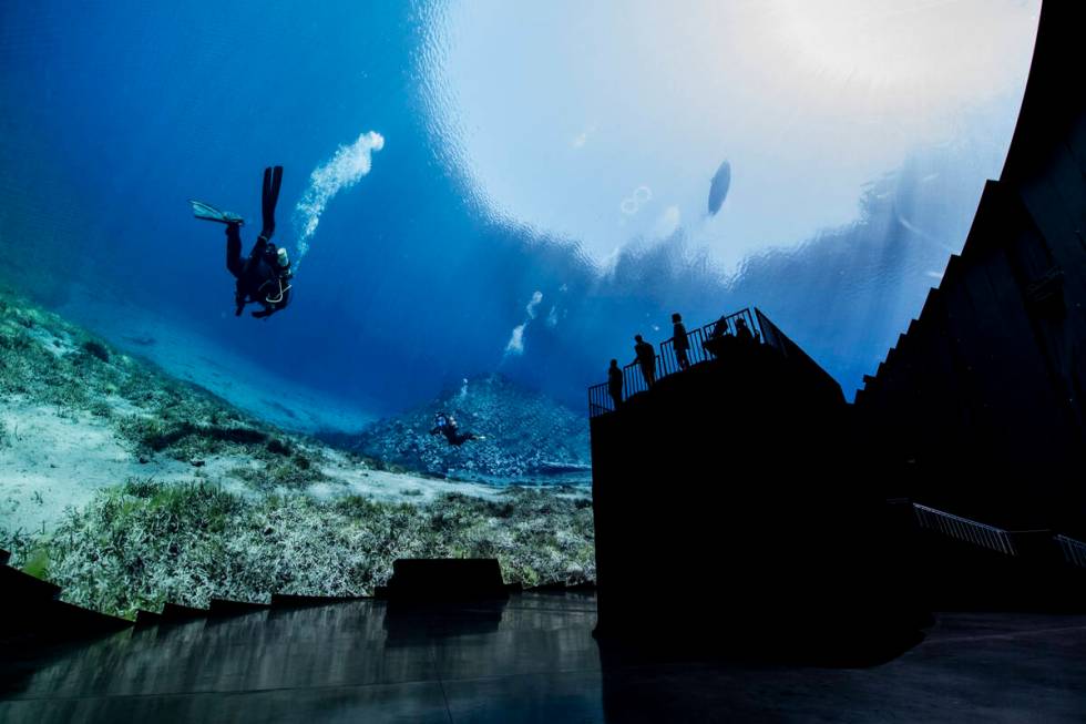 Sphere Studio technologists enjoy the underwater capabilities of camera systems tested at Big D ...