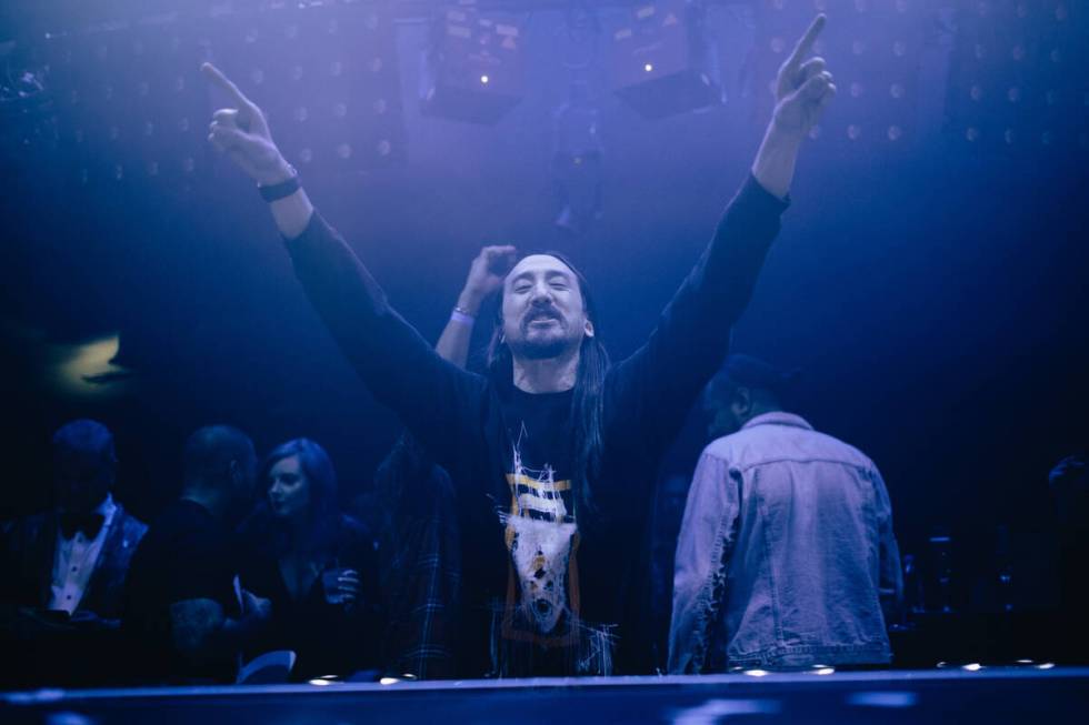 Steve Aoki headlines at Hakkasan Nightclub on New Year's Eve. (Joe Janet)