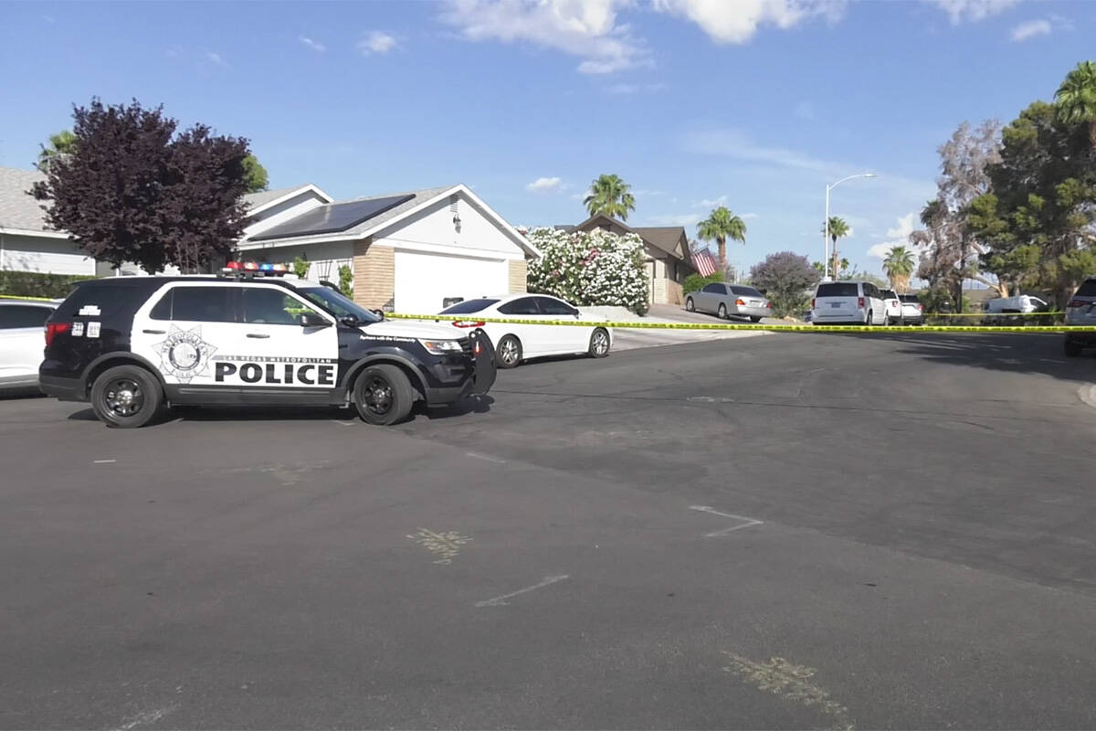 Police investigate a shooting that left one person dead Friday, June 9, 2023, on the 1000 block ...