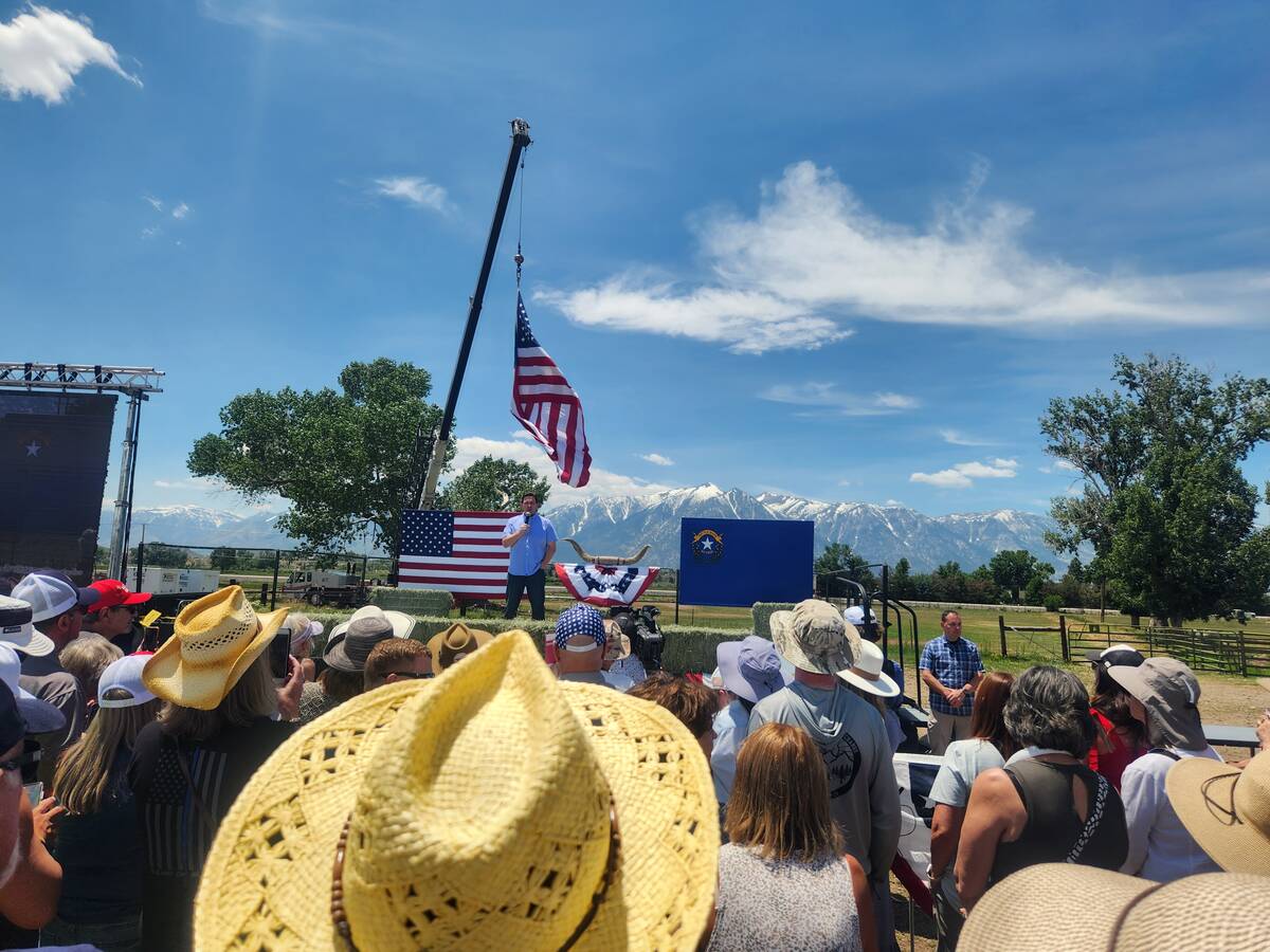 Florida Gov. Ron DeSantis, who recently announced his run for president, speaks at the 8th Annu ...