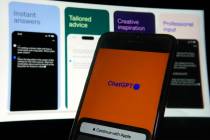 FILE - The ChatGPT app is seen on an iPhone in New York, Thursday, May 18, 2023. Authorities wo ...