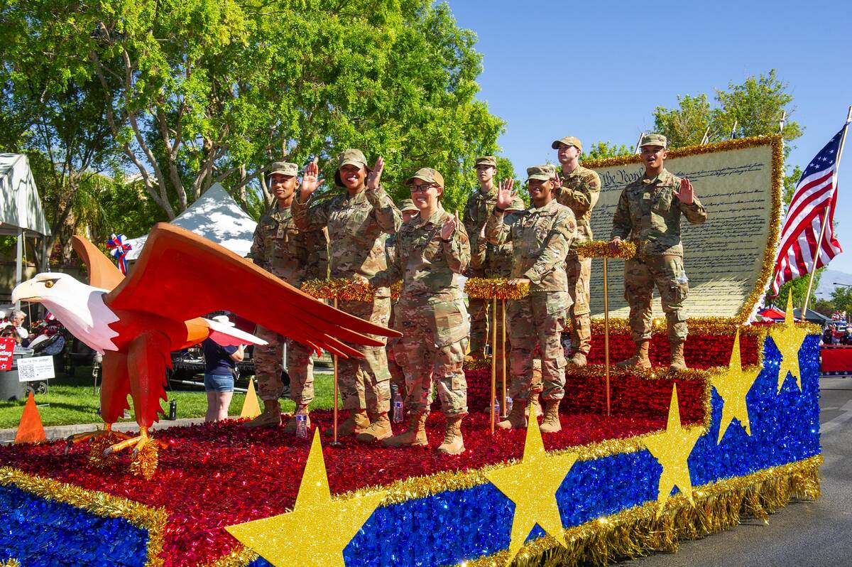Military and veterans groups will be part of the 29th annual Summerlin Council Patriotic Parade ...