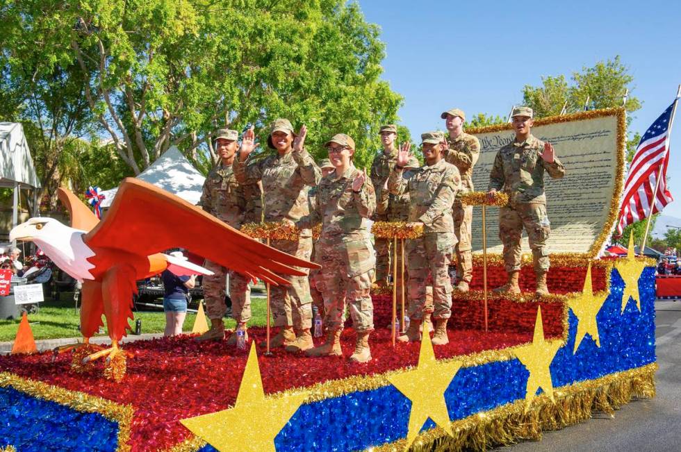 Military and veterans groups will be part of the 29th annual Summerlin Council Patriotic Parade ...