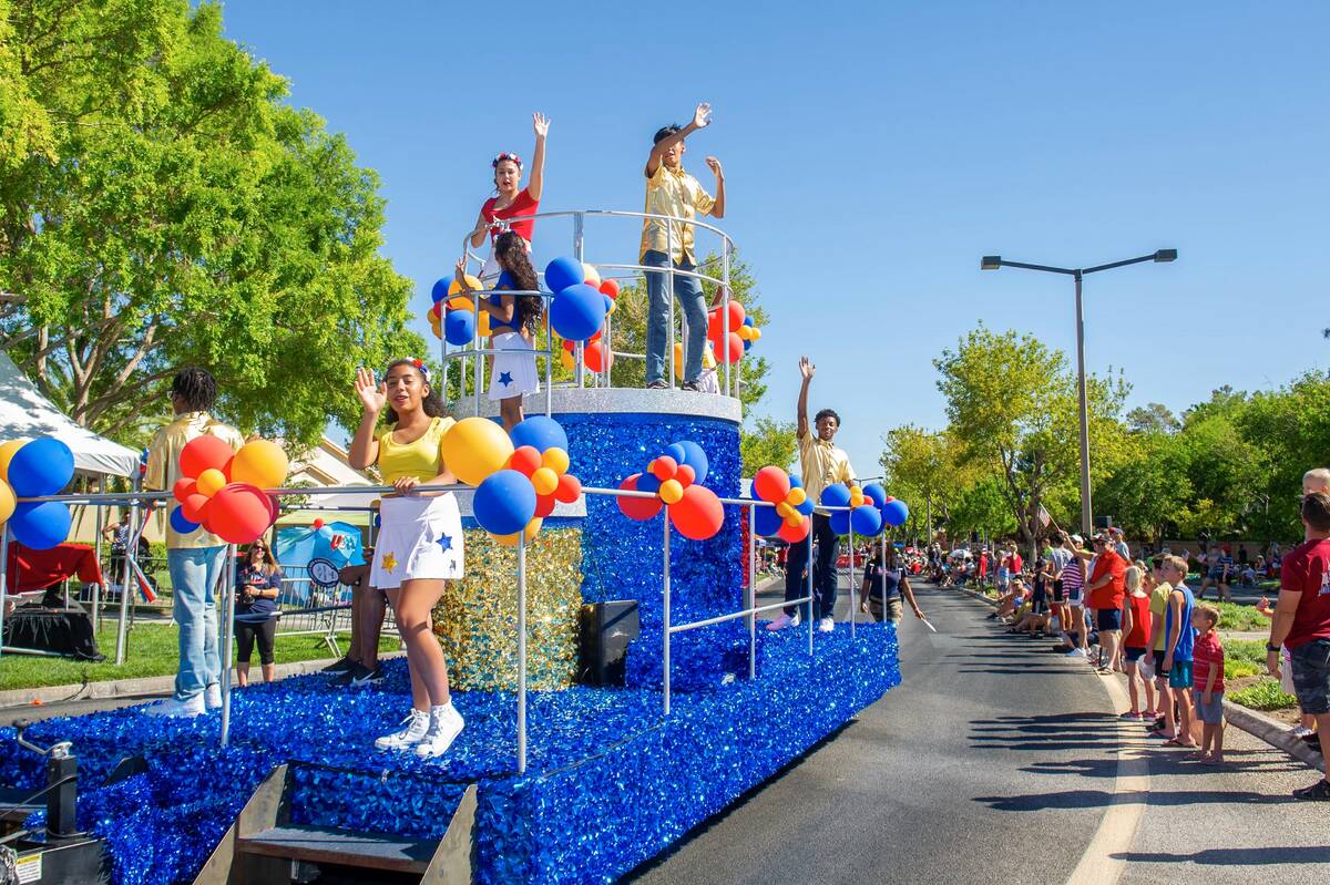 Several schools and youth groups participate in the annual Summerlin Council Patriotic Parade. ...