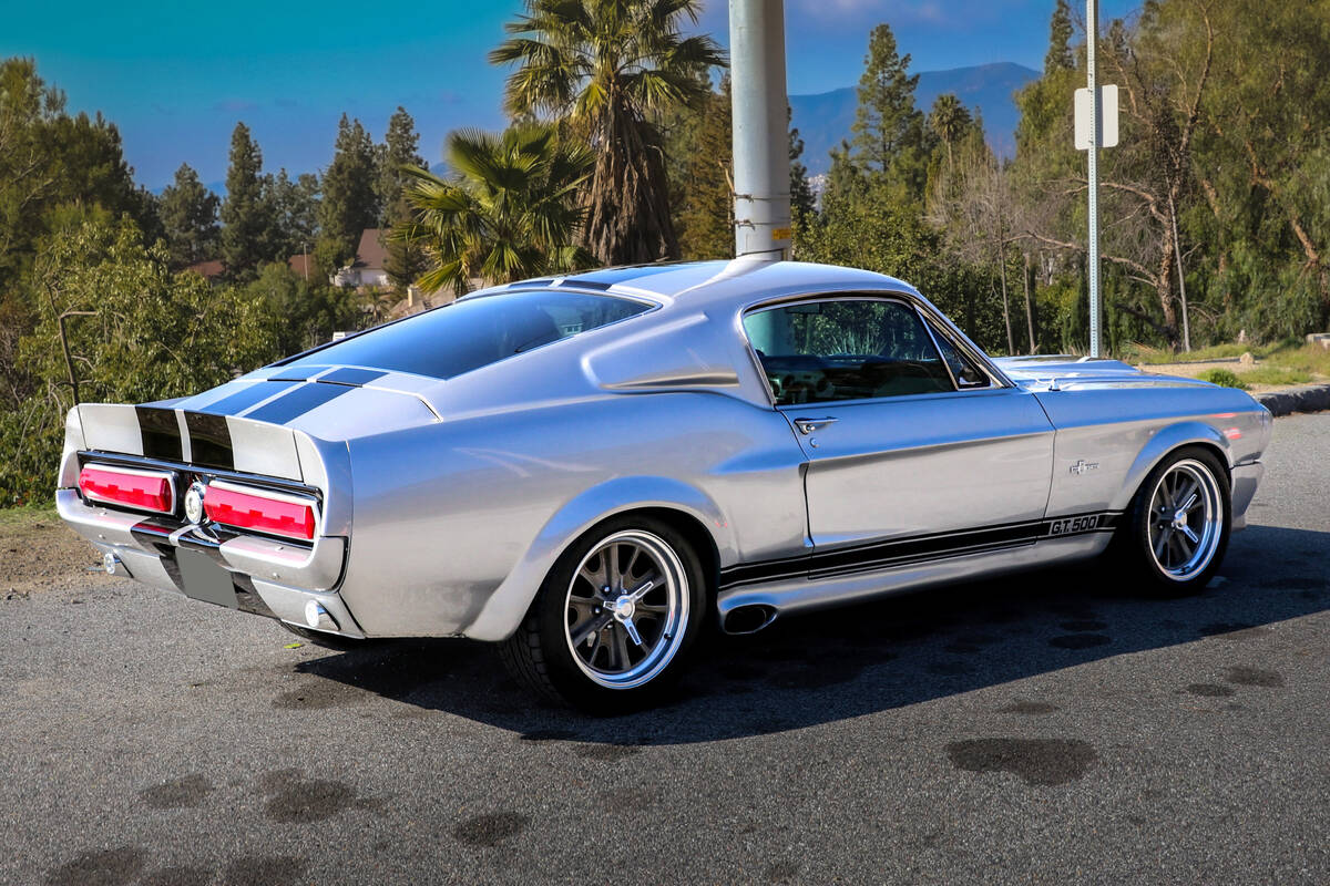 Danny Gans’ customized 1967 Ford Mustang “Eleanor” replica is up for bid at the Barrett-J ...