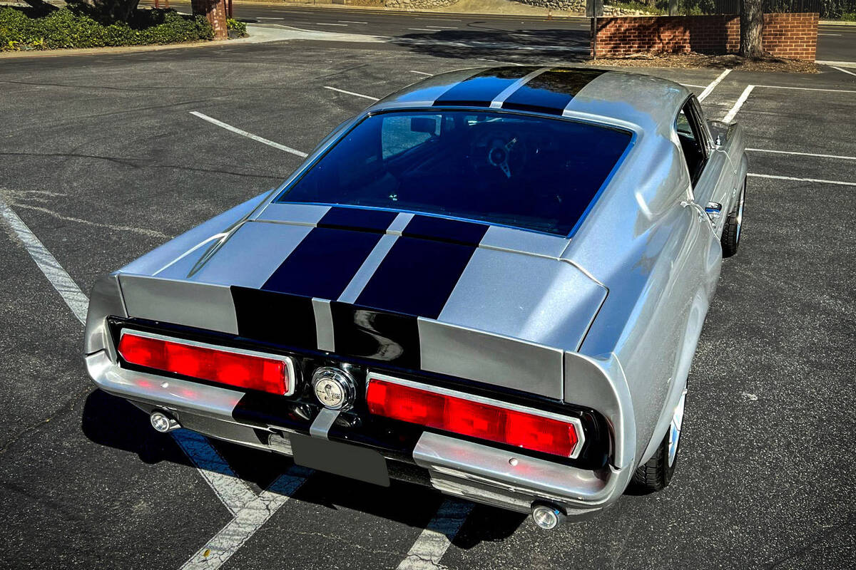 Danny Gans’ customized 1967 Ford Mustang “Eleanor” replica is up for bid at the Barrett-J ...