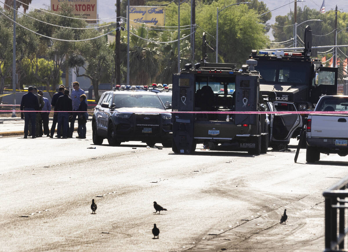 The Las Vegas Metropolitan police is investigating an OIS after a suspected kidnapper shot by p ...