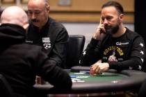 Professional poker player Daniel Negreanu in a high roller six handed no-limit hold’em e ...