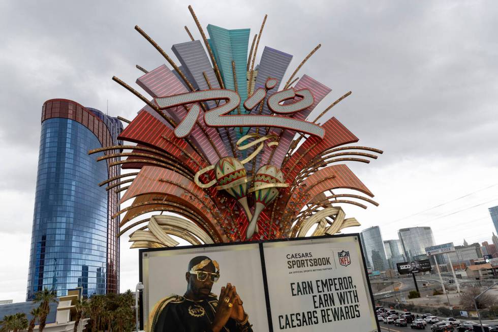 The Rio hotel-casino on Friday, Feb. 24, 2023, in Las Vegas. (Ellen Schmidt/Las Vegas Review-Jo ...