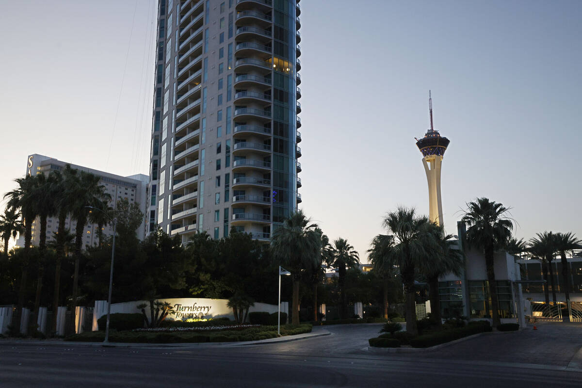 Turnberry Towers are seen at 322 E. Karen Ave., Wednesday, June 28, 2023, in Las Vegas. (Chitos ...