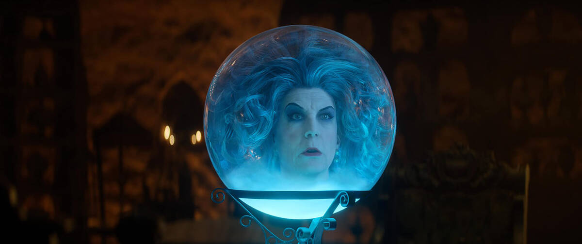 Jamie Lee Curtis in "Haunted Mansion," opening July 28. (Disney)