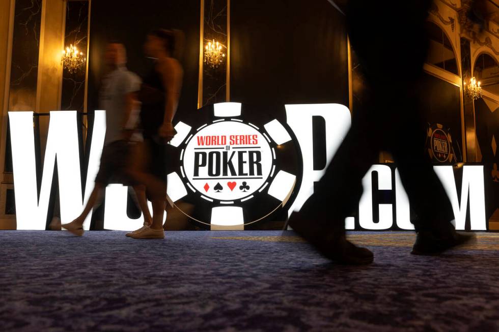 The first day of the World Series of Poker is underway at Horseshoe Las Vegas on Tuesday, May 3 ...