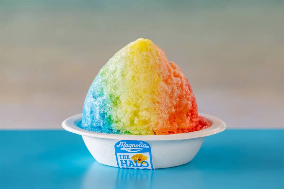 Shave ice flavors range from banana to lemon lime to guava at Magnolia Ice Cream & Treats, ...