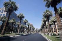 Howard Hughes Parkway is seen, Thursday, July 6, 2023, in Las Vegas. (Chitose Suzuki/Las Vegas ...