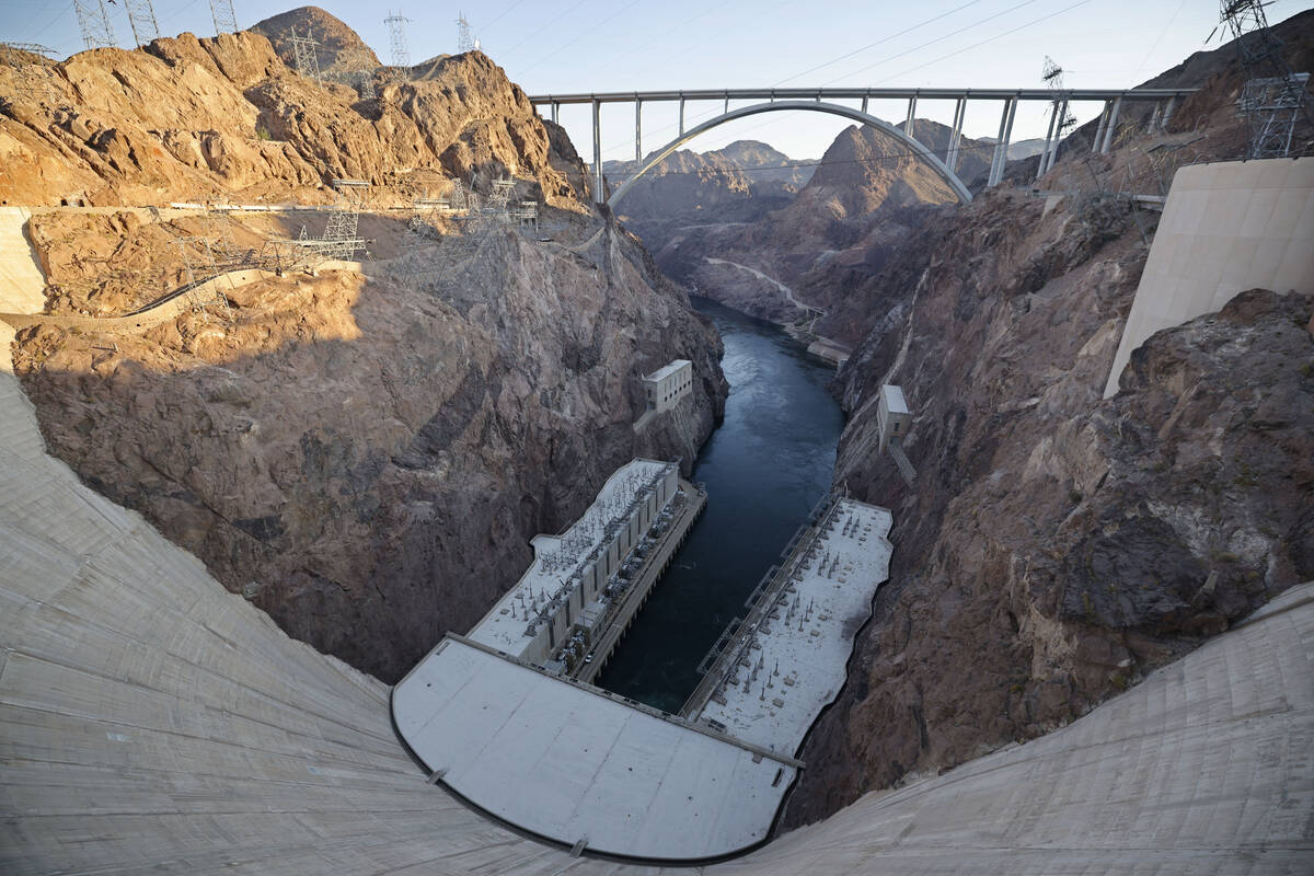 The Hoover Dam and the Mike O'Callaghan-Pat Tillman Memorial Bridge are seen , Thursday, July 6 ...