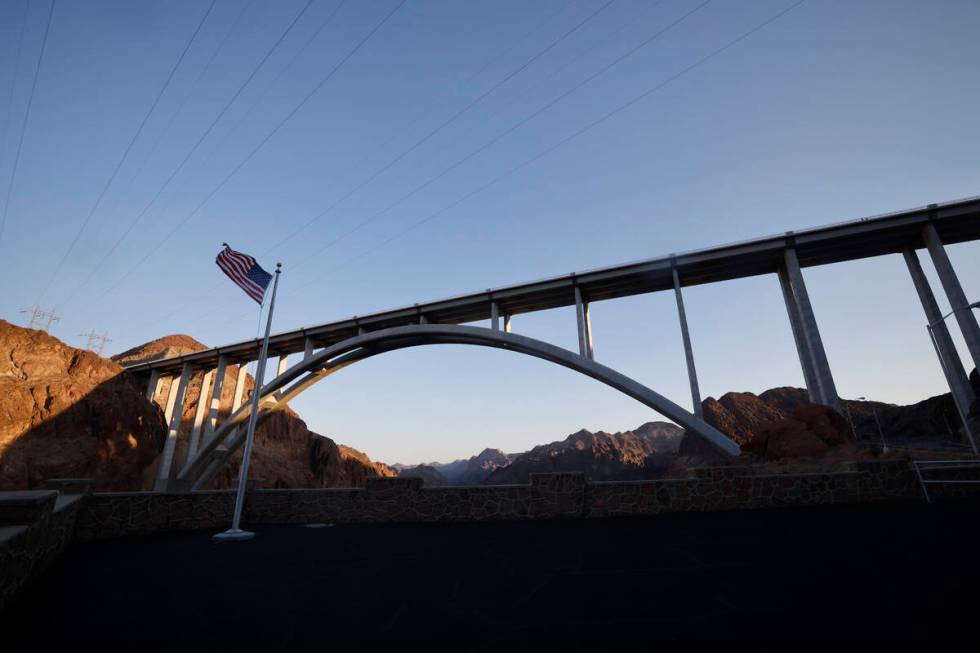 The Mike O'Callaghan-Pat Tillman Memorial Bridge is seen, Thursday, July 6, 2023, near Boulder ...