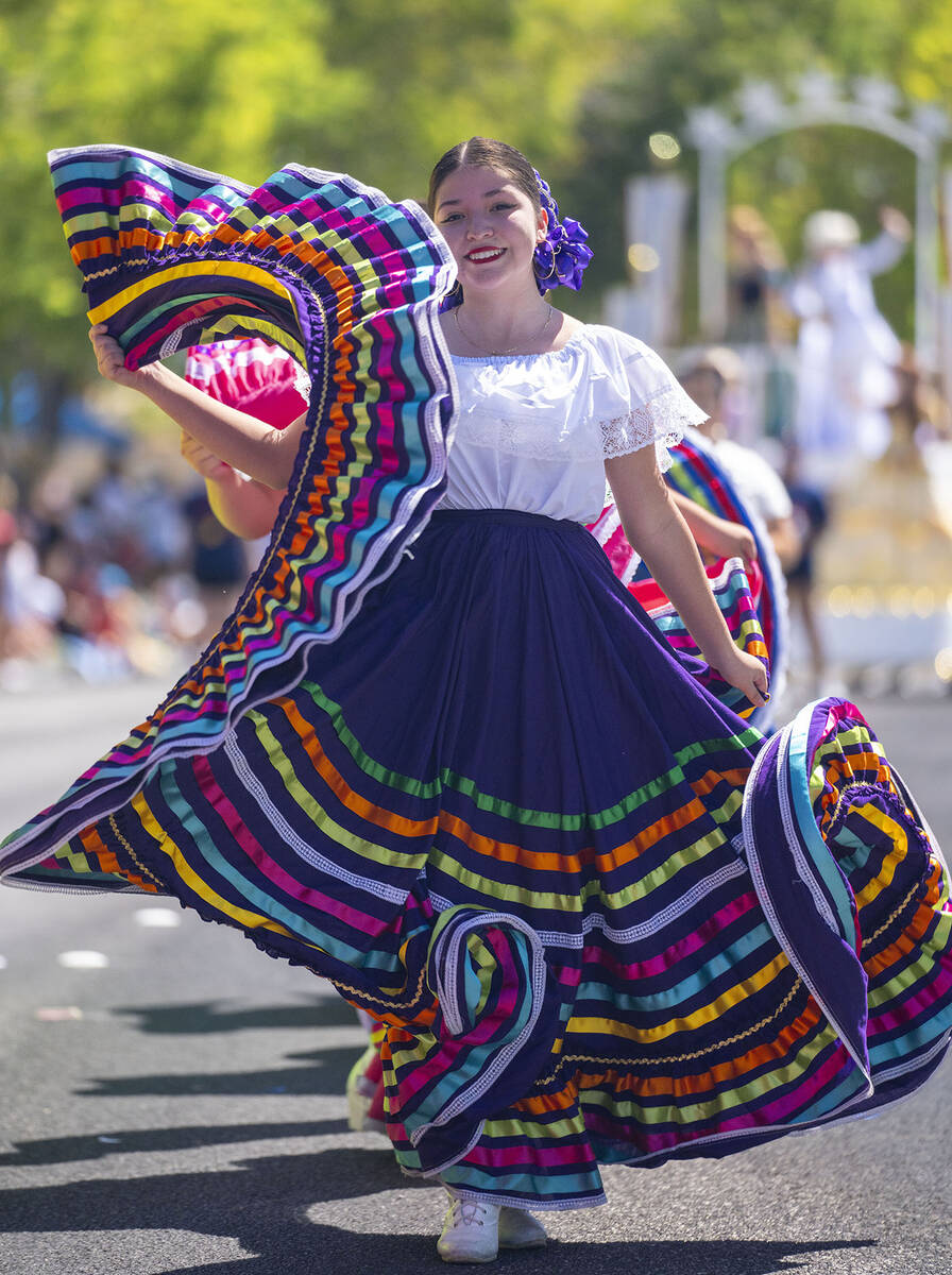 The parade included performers. (Summerlin)