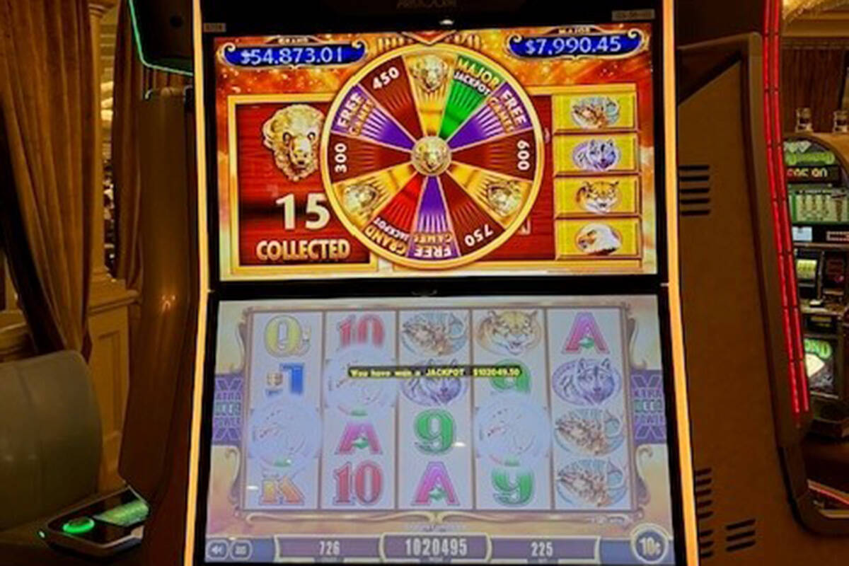 A Buffalo Gold slots player won $102,050 after hitting a jackpot Tuesday, July 11, 2023, at Cae ...