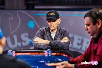 Bill Klein competes in the U.S. Poker Open at the PokerGO studio by the Aria in an undated phot ...