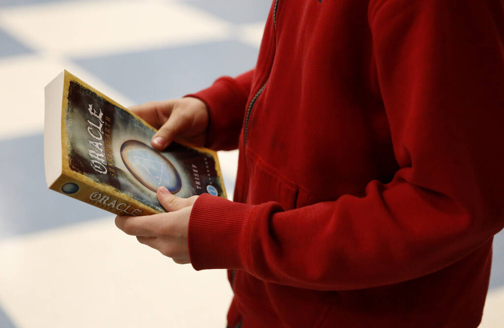 A student is seen at Harriet Treem Elementary School in Henderson in February 2018. (Las Vegas ...