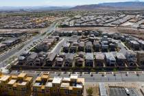 A 2022 photo shows new homes under construction in Summerlin. Attorney Josh Hicks reviewed the ...