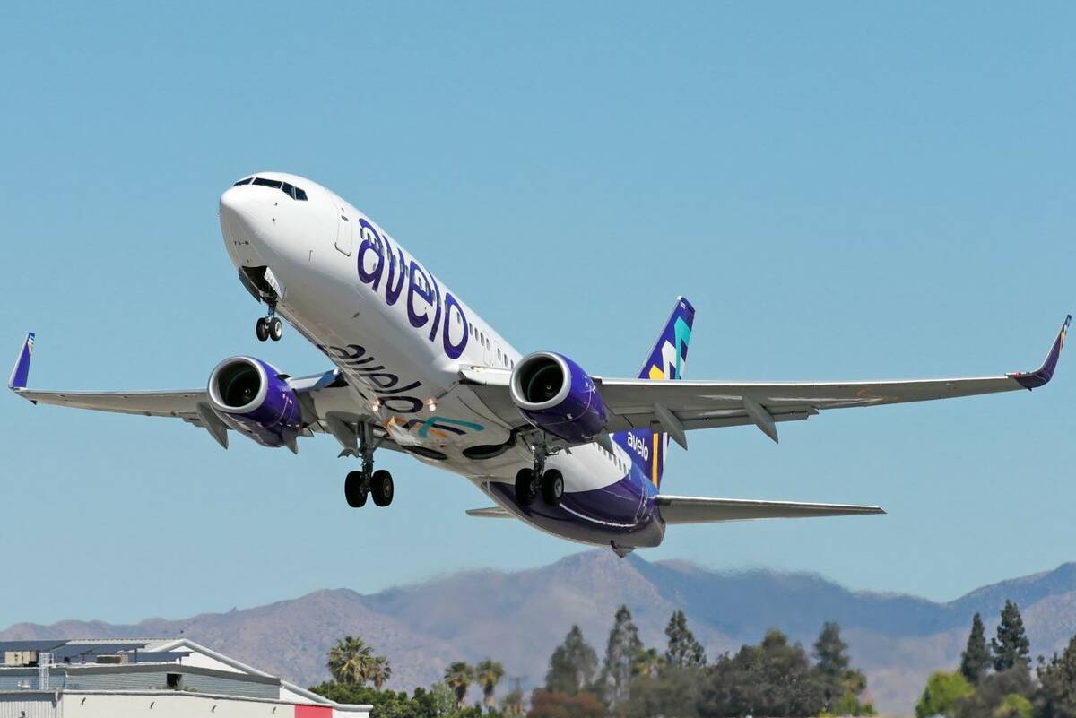 Avelo Airlines will add new nonstop flights from Las Vegas to Oregon’s Willamette Valley in O ...