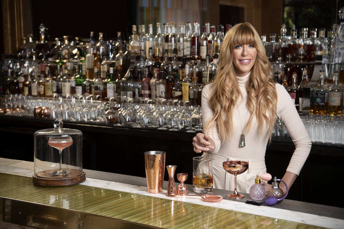 Mariena Mercer Boarini is the celebrated chief mixologist for Wynn Las Vegas on the Strip. (Eri ...