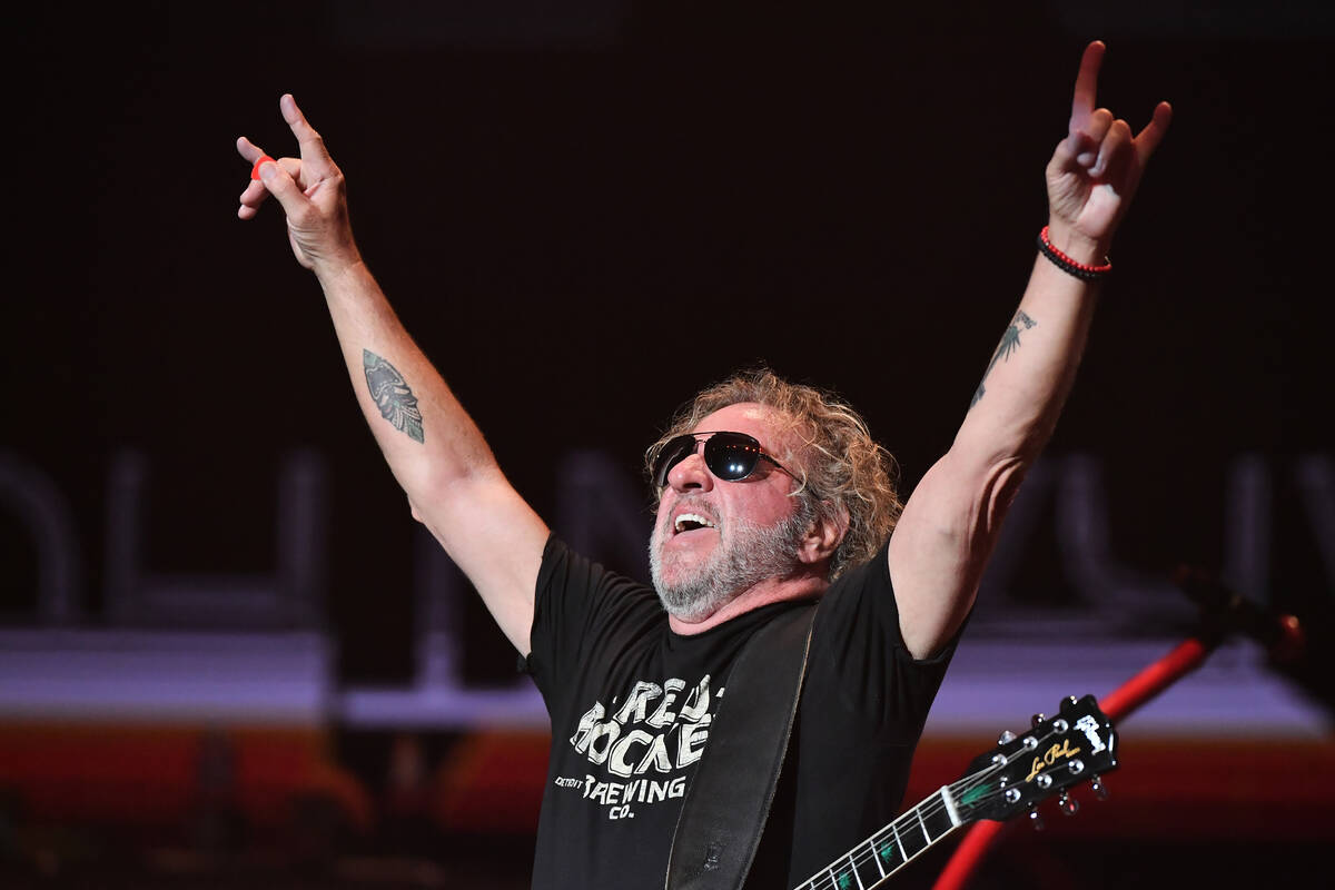 Sammy Hagar performs at The Pearl Concert Theater at Palms Casino Resort on July 15, 2023 in La ...