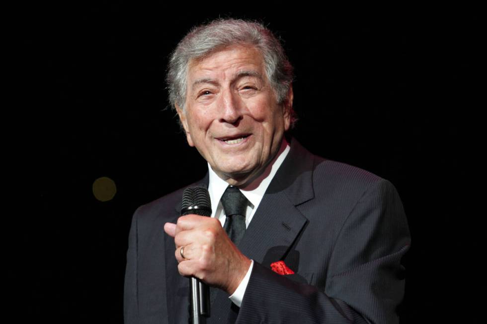 Singer Tony Bennett performs at Radio City Music Hall on Friday, Oct. 11, 2013 in New York. (Ph ...