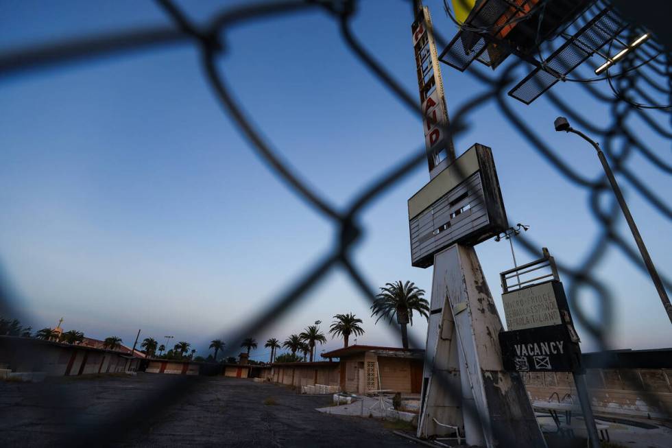 The former White Sands Motel at 3889 Las Vegas Blvd. South, one of the three sites purchased by ...