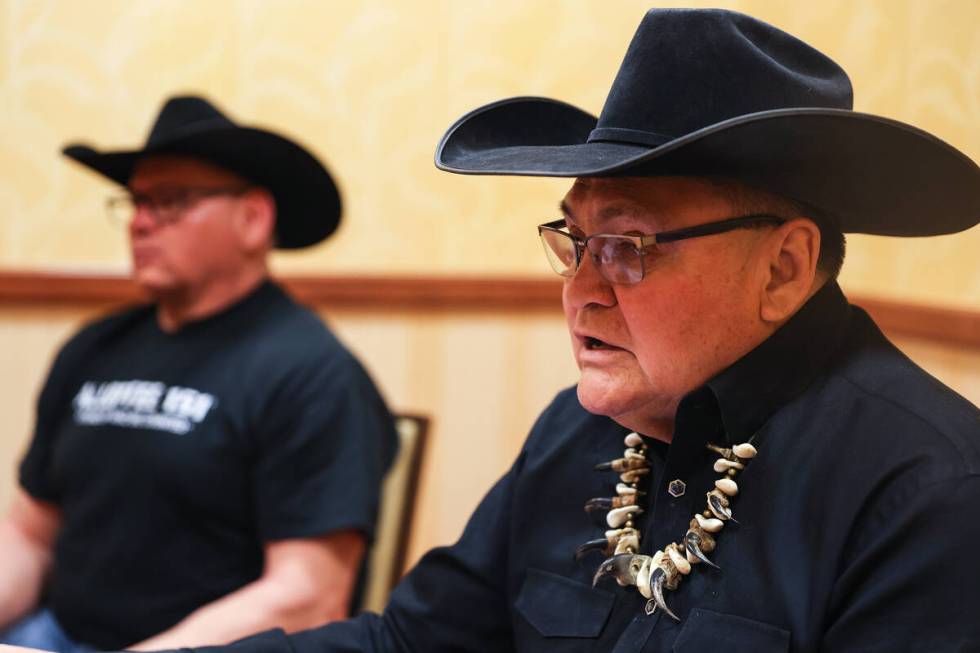 Ronnie Brugh speaks to the Review-Journal in a conference room at the South Point in Las Vegas, ...