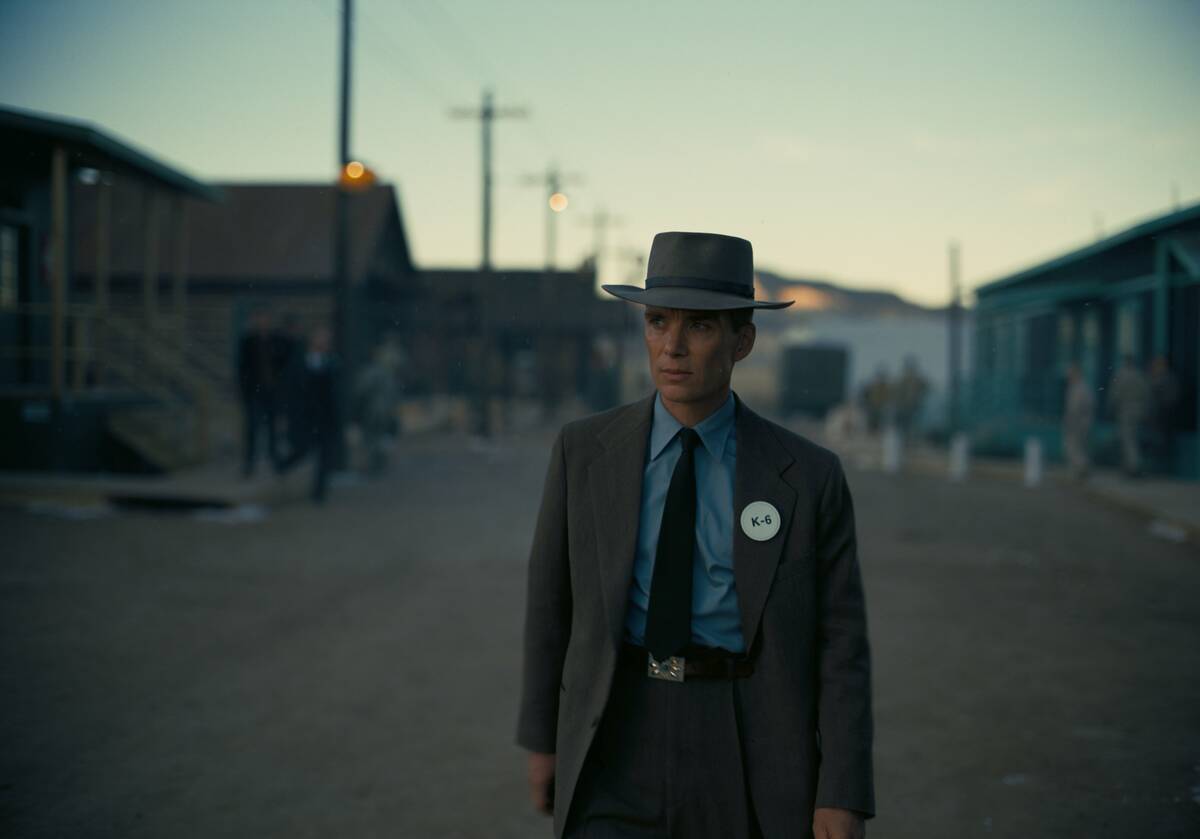 Cillian Murphy portrays J. Robert Oppenheimer in "Oppenheimer." (Universal Pictures)