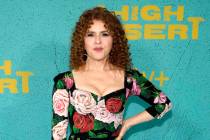 Bernadette Peters from the Apple TV+ series "High Desert" poses during a photo call a ...
