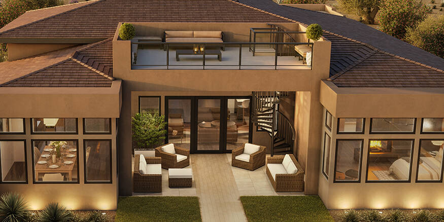 Bella Strada by Toll Brothers opens in Lake Las Vegas. It is a double gated single-story new ho ...