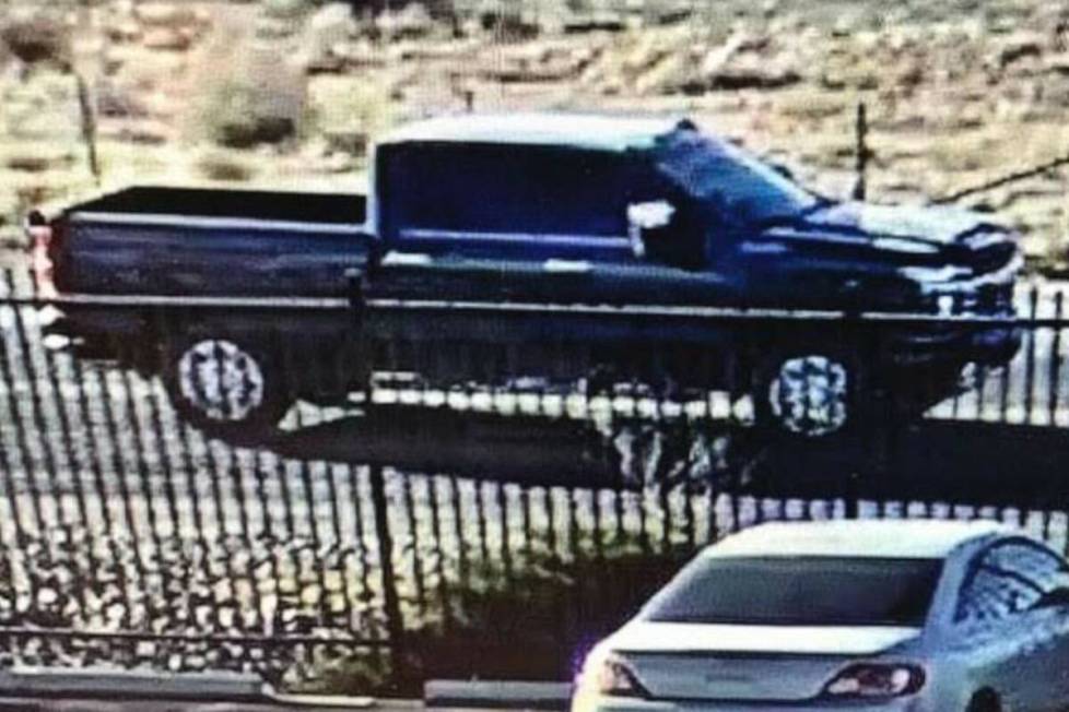 Surveillance video of a pickup truck authorities were on the lookout for in March 2022 in the N ...