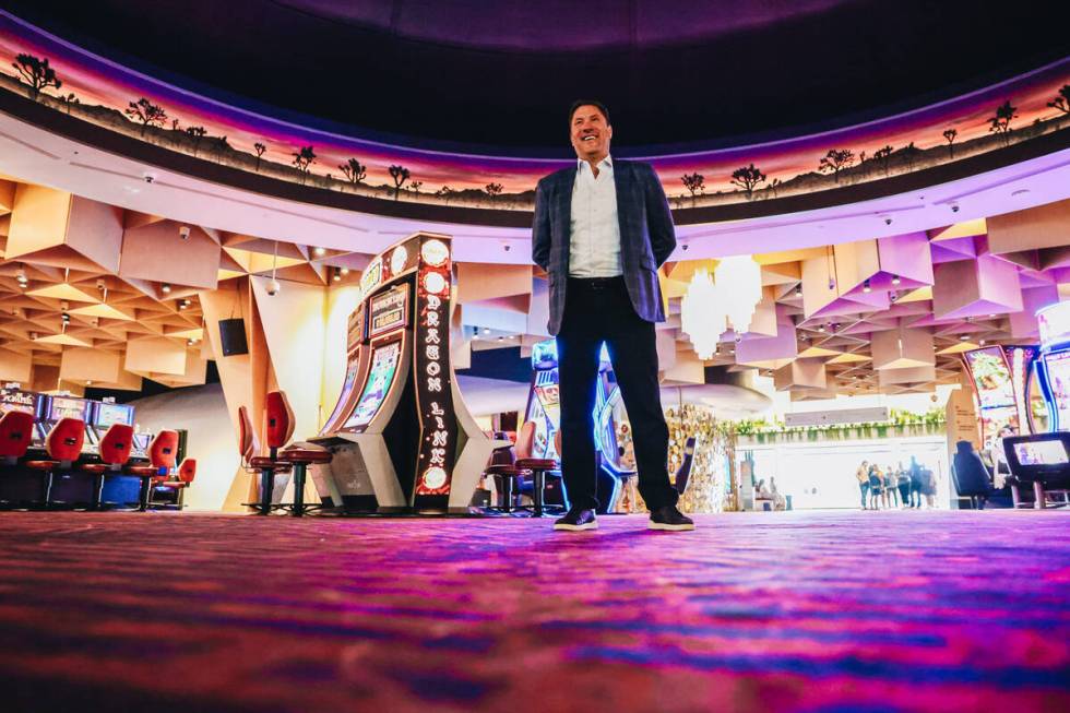 Virgin Hotels Las Vegas president Cliff Atkinson stands for a portrait inside of the Virgin Hot ...