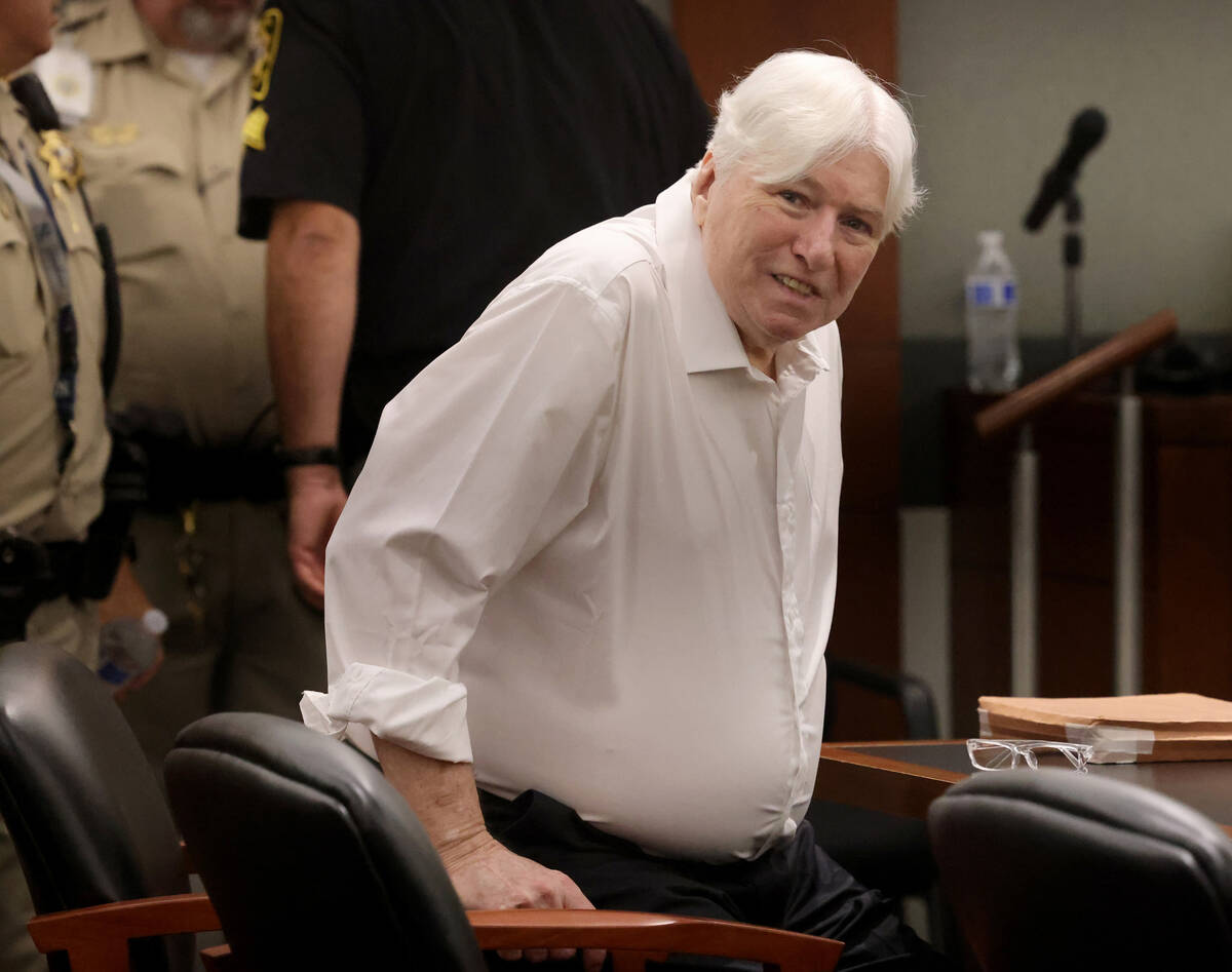 Thomas Randolph arrives in court at the Regional Justice Center in Las Vegas on Friday, Aug. 11 ...